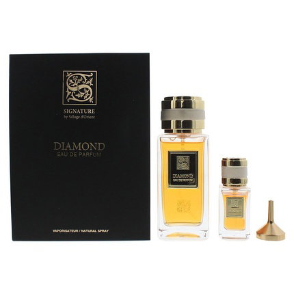 Signature Sillage D'Orient: Diamond Eau De Parfum para mujer, set de 100 ml y 15 ml