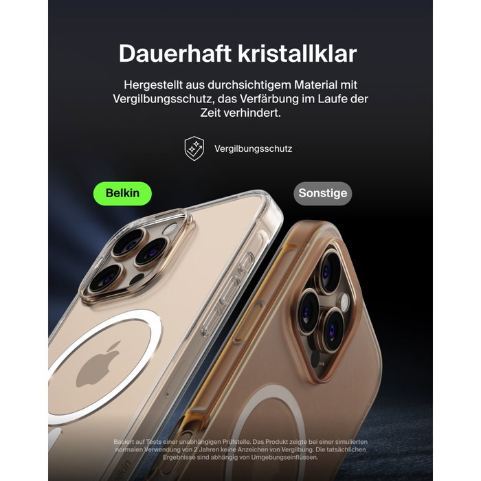 Belkin Funda ScreenForce Magnetic para iPhone 16 Pro Max - Transparente
