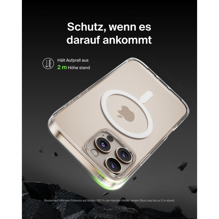 Belkin Funda ScreenForce Magnetic para iPhone 16 Pro Max - Transparente