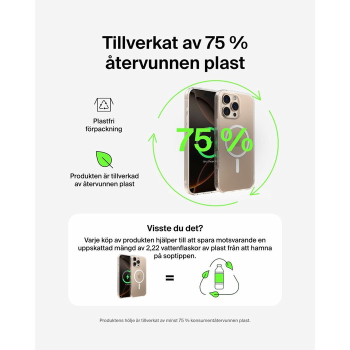 Belkin Funda ScreenForce Magnetic para iPhone 16 Pro Max - Transparente Belkin Funda ScreenForce Magnetic para iPhone 16 Pro Max - Transparente