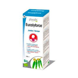 PHYSALIS Eucalyforce Jarabe para la Garganta y Vías Respiratorias 150ml Bio - con Tomillo, Eucalipto y Menta