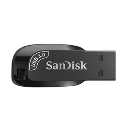 SanDisk Ultra Shift SDCZ410-064G-G46 Pendrive 64 GB USB 3.2 Gen 1, Negro, Velocidad Lectura 100 MB/s, Sin Tapa, Protección por Contraseña