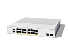 Cisco C1300-16P-2G Switch de Red Gestionado L2/L3, 16 Puertos Gigabit Ethernet (10/100/1000) RJ-45, 2 Slots SFP, Blanco