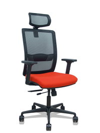 PIQUERAS Y CRESPO Silla de oficina Haches con mecanismo Sincro/Traslack Naranja oscuro