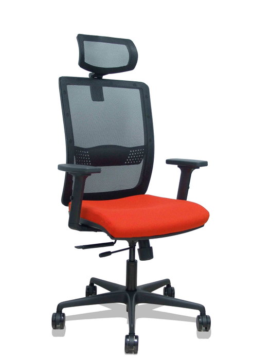 PIQUERAS Y CRESPO Silla de oficina Haches con mecanismo Sincro/Traslack Naranja oscuro PIQUERAS Y CRESPO Silla de oficina Haches con mecanismo Sincro/Traslack Naranja oscuro