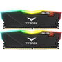 TeamGroup Delta RGB DDR4 16GB (2x8GB) 3200MHz CL16 1.35V Memoria RAM Negra