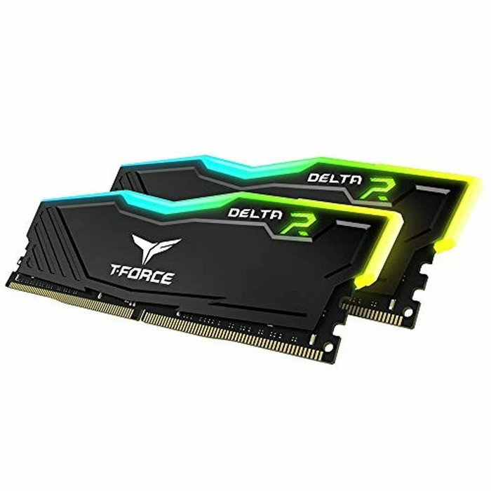 TeamGroup Delta RGB DDR4 16GB (2x8GB) 3200MHz CL16 1.35V Memoria RAM Negra