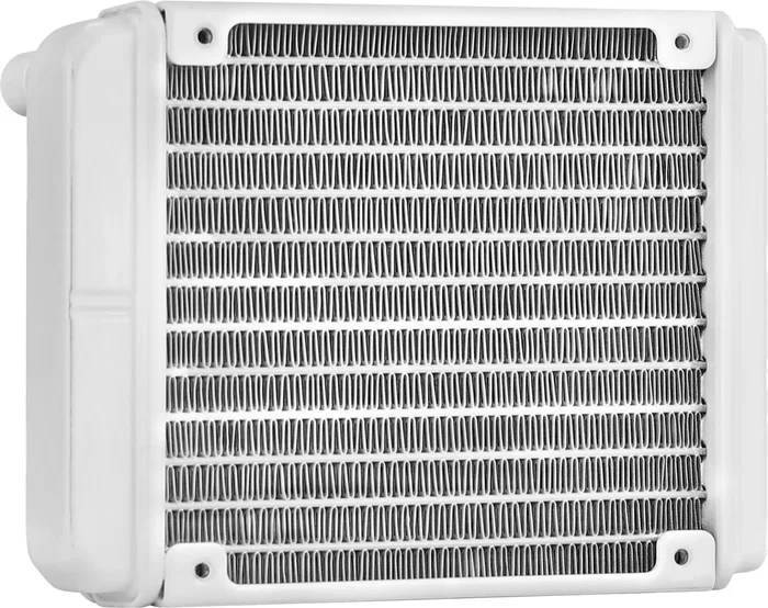 Aerocool Mirage L120 AIO - Sistema de Refrigeración Líquida para CPU, Ventilador RGB Direccionable de 120mm, Espejo Infinito, TDP 200W, Blanco, Compatible con Aura Sync/Mystic Light