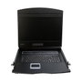 LogiLink Consola KVM con pantalla LCD de 19 pulgadas, VGA y teclado US