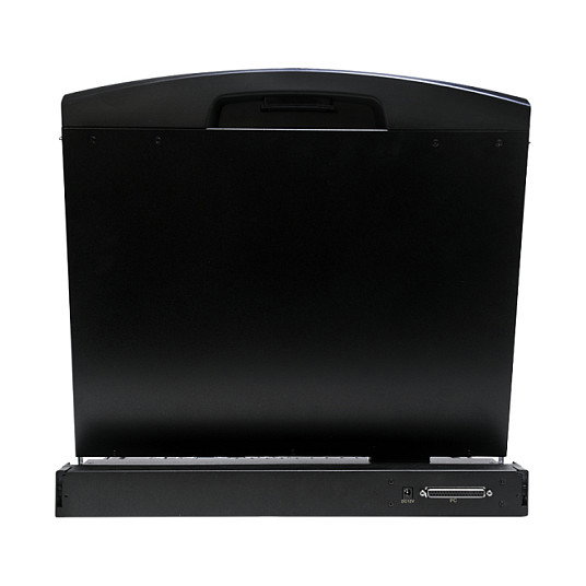 LogiLink Consola KVM con pantalla LCD de 19 pulgadas, VGA y teclado US