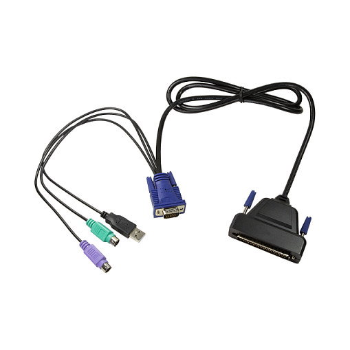 LogiLink Consola KVM con pantalla LCD de 19 pulgadas, VGA y teclado US