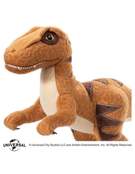 The Noble Collection Peluche Coleccionable Jurassic Park (1993) - Dinosaurios T-Rex, Dilophosaurus, Velociraptor, 25 cm