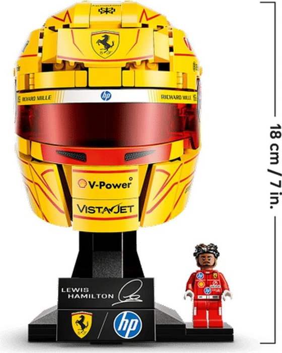 LEGO Scuderia Ferrari HP: Casco de Lewis Hamilton 43022 LEGO Scuderia Ferrari HP: Casco de Lewis Hamilton 43022