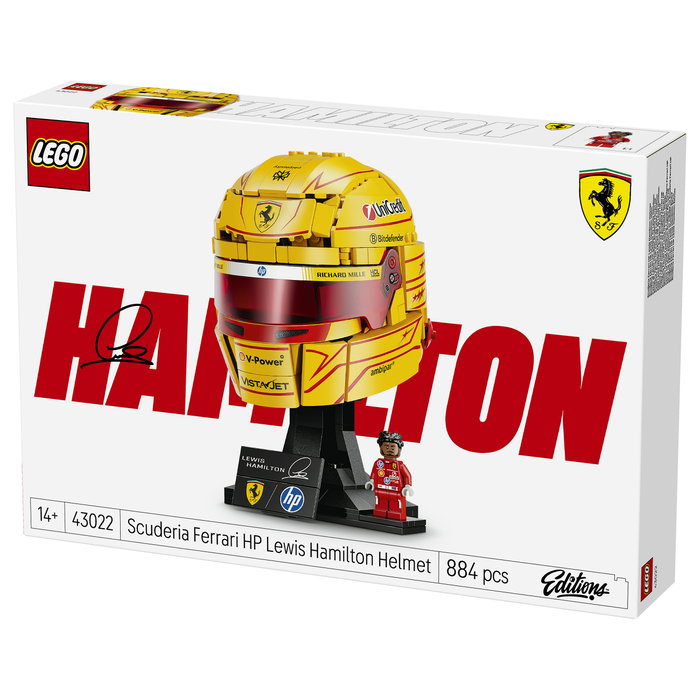 LEGO Scuderia Ferrari HP: Casco de Lewis Hamilton 43022 LEGO Scuderia Ferrari HP: Casco de Lewis Hamilton 43022