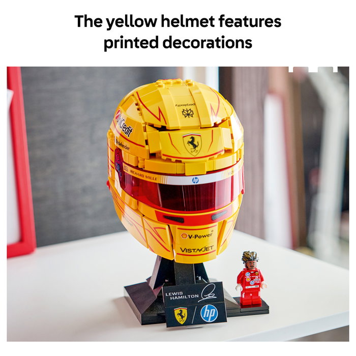 LEGO Scuderia Ferrari HP: Casco de Lewis Hamilton 43022 LEGO Scuderia Ferrari HP: Casco de Lewis Hamilton 43022