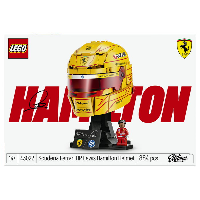 LEGO Scuderia Ferrari HP: Casco de Lewis Hamilton 43022 LEGO Scuderia Ferrari HP: Casco de Lewis Hamilton 43022