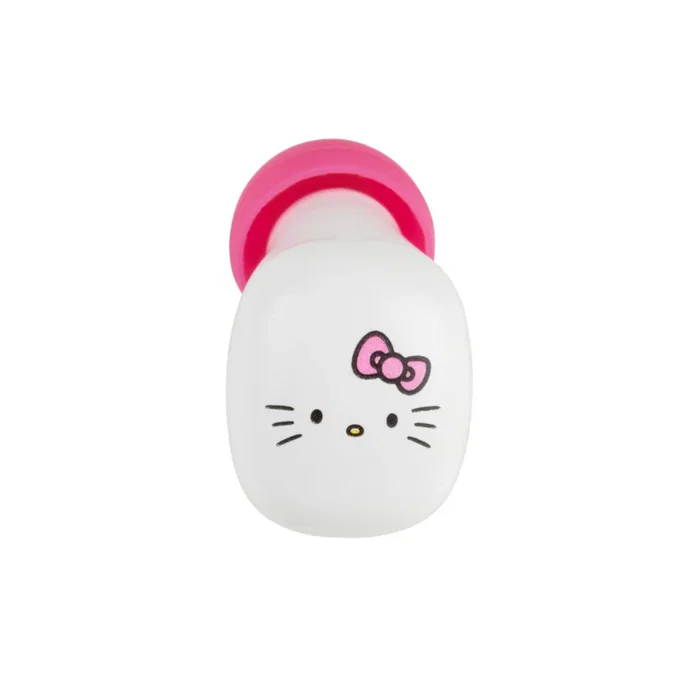 Konix Auriculares Hello Kitty Intraurales Bluetooth 5.4 Inalámbricos Rosa y Blanco con Estuche de Carga, IPX4, para Llamadas y Música