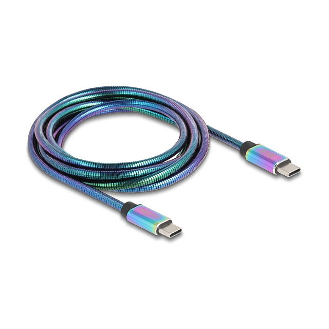 DeLOCK Cable USB-C a USB-C, USB 2.0, Power Delivery 3.0 de 60W para Carga Rápida, Longitud 2 Metros - 81116 DeLOCK Cable USB-C a USB-C, USB 2.0, Power Delivery 3.0 de 60W para Carga Rápida, Longitud 2 Metros - 81116