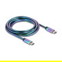 DeLOCK Cable USB-C a USB-C, USB 2.0, Power Delivery 3.0 de 60W para Carga Rápida, Longitud 2 Metros - 81116
