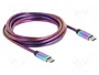 DeLOCK Cable USB Type-C a USB Type-C 2 m Iridiscente 60 W