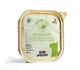 Specific F-Bio-W Organic Fisch Caja 8x100 gr Alimento Húmedo para Gatos