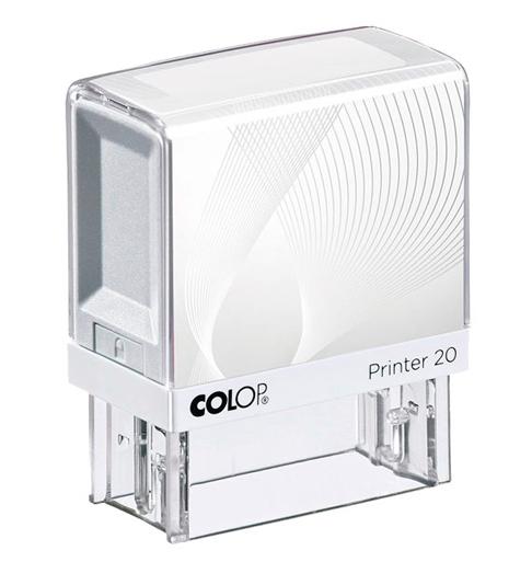 Colop Printer 20 gr7 14x38 mm Blanco-Azul Sello Autenticador (No Incluye Placa) Colop Printer 20 gr7 14x38 mm Blanco-Azul Sello Autenticador (No Incluye Placa)