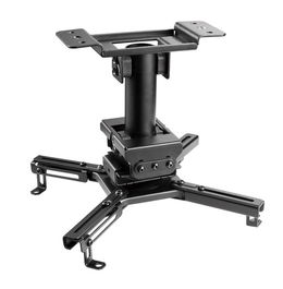 Vivolink Montaje de Techo Pro, Soporte Proyector Máx. 35 kg, Negro, Ajuste 360°, Longitud Ajustable