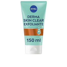 Nivea DERMA SKIN CLEAR Exfoliante 150 ml con Ácido Salicílico, Sal Marina y Niacinamida para Piel con Imperfecciones