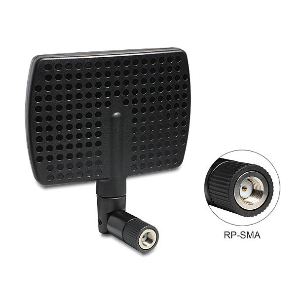 DeLOCK Antena WLAN Direccional RP-SMA 7 dBi 88447 DeLOCK Antena WLAN Direccional RP-SMA 7 dBi 88447