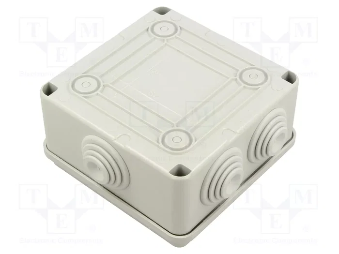 GEWISS Caja de conexiones 44 CE gris IP55