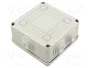 GEWISS Caja de conexiones 44 CE gris IP55