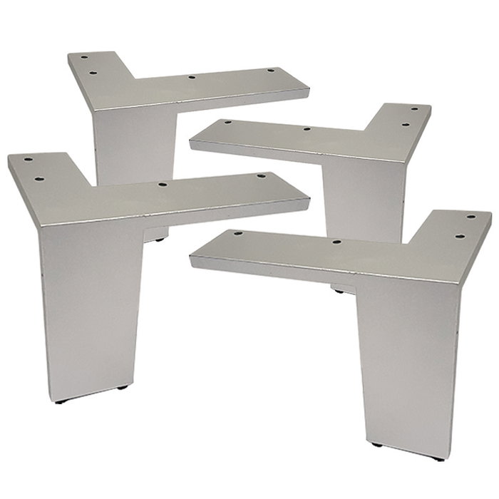 HERRAJES ALK Juego 4 Patas Zamak Rocha-New H110 Cromo