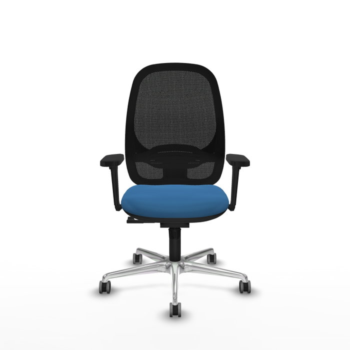 PIQUERAS Y CRESPO Silla de oficina Cilanco con mecanismo Sincro, Azul claro y Negro PIQUERAS Y CRESPO Silla de oficina Cilanco con mecanismo Sincro, Azul claro y Negro