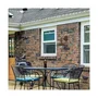 RABALUX Aplique Exterior Oslo 1xE27 IP44 Metal Acabado Acero Inoxidable - RAB-8681