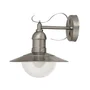 RABALUX Oslo Aplique Exterior 1xE27 IP44 RAB-8681 Acero Inoxidable Metal Plástico Translucido 26.5cm Alto 28cm Extensión Hasta 60W