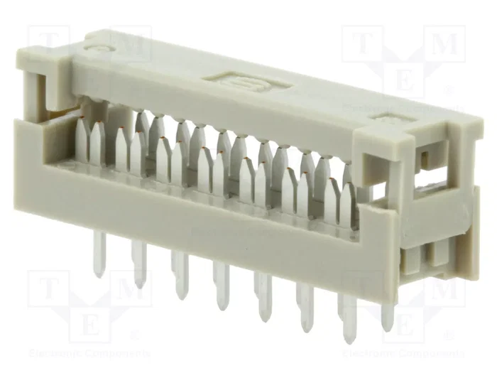 HARTING Conector IDC SEK de 14 pines, macho, recto, THT, 2.54mm HARTING Conector IDC SEK de 14 pines, macho, recto, THT, 2.54mm
