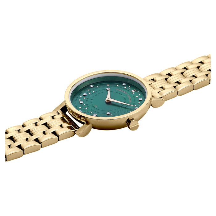 Pierre Cardin CCM.0552 con esfera verde y caja dorada