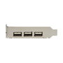 StarTech.com Tarjeta PCI Express USB 2.0 de Perfil Bajo - 4 Puertos (3 Externos + 1 Interno) - Compatible con Windows, Mac, Linux - IC VIA/VLI VT6212, 0.48 Gbit/s