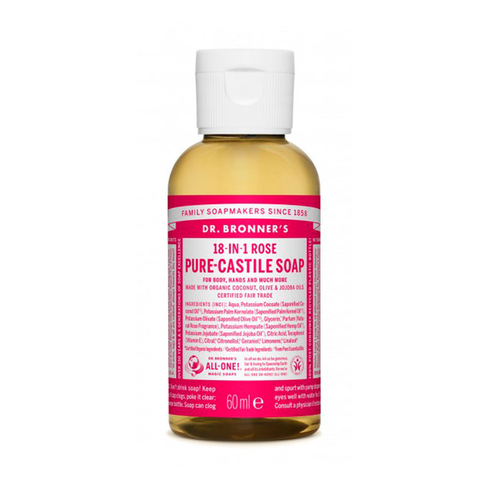 Dr Bronners Jabón Líquido Rosas 60 mL