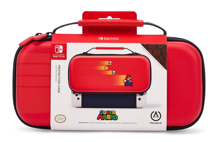 Power A Estuche Protector Compacto Speedster Mario para Nintendo Switch, OLED y Lite