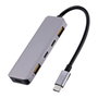 TNB Hub USB-C 5 en 1 - aluminium