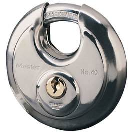 Master Lock Candado de Disco 40EURD de Acero Inoxidable 70 mm