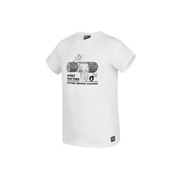 Camiseta de Manga Corta Hombre Picture Log-Tee Blanco XS