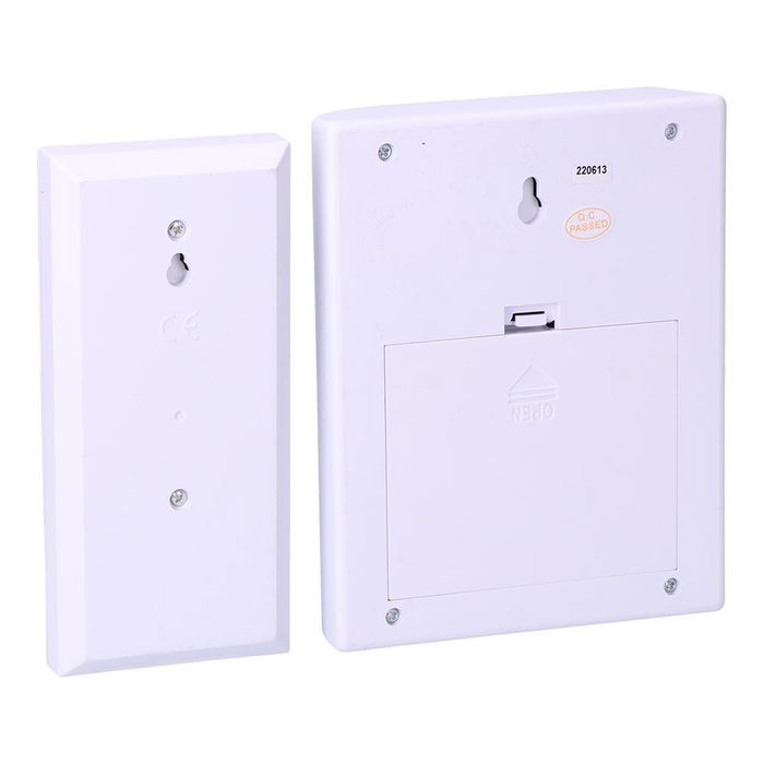 Edm Alarma Avisador de Visitas Sensor Emisor-Receptor 8 Sonidos Alcance 80m