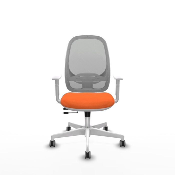 PIQUERAS Y CRESPO Silla de oficina Cilanco Naranja y Gris PIQUERAS Y CRESPO Silla de oficina Cilanco Naranja y Gris