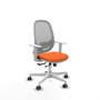 PIQUERAS Y CRESPO Silla de oficina Cilanco Naranja y Gris