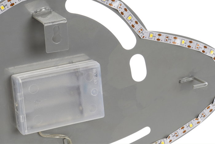 DKD Home Decor Decoración de Pared LED Metal OVNI Gris y Verde DKD Home Decor Decoración de Pared LED Metal OVNI Gris y Verde