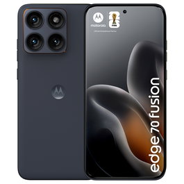 Motorola Edge 70 Fusion Smartphone Android 5G, Pantalla Extreme AMOLED de 6.78" 144Hz, 8 GB RAM + 256 GB, Cámara 50 MP, Snapdragon 7s Gen 3, Batería 5200 mAh, Negro Silhouette