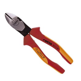 RATIO Alicate Aislado Corte Diagonal 180Mm Mango Aislado 1000V Reforzado