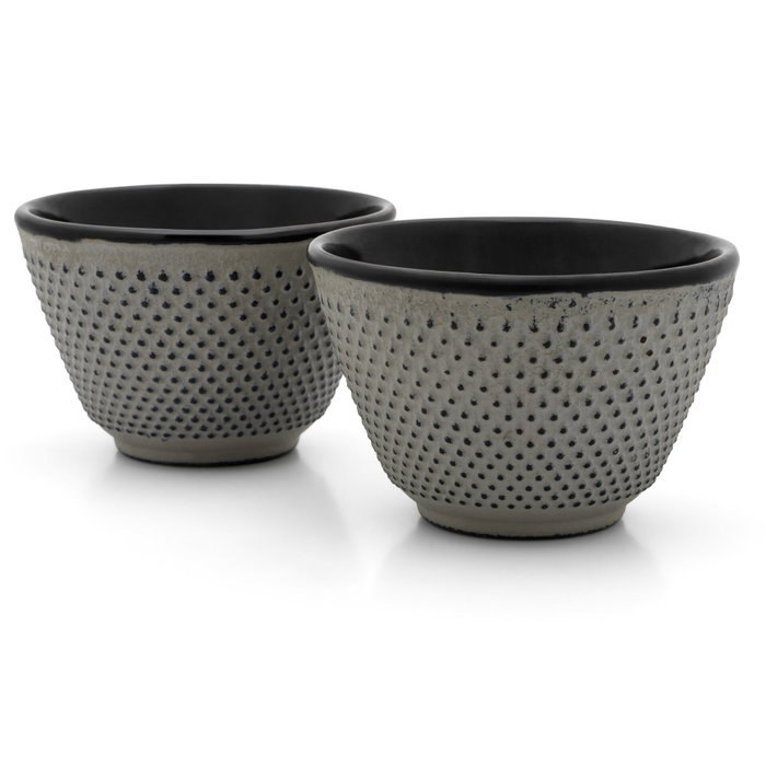 Bredemeijer Tazas de Té Jang de Hierro Fundido, Gris, 2 Unidades Bredemeijer Tazas de Té Jang de Hierro Fundido, Gris, 2 Unidades